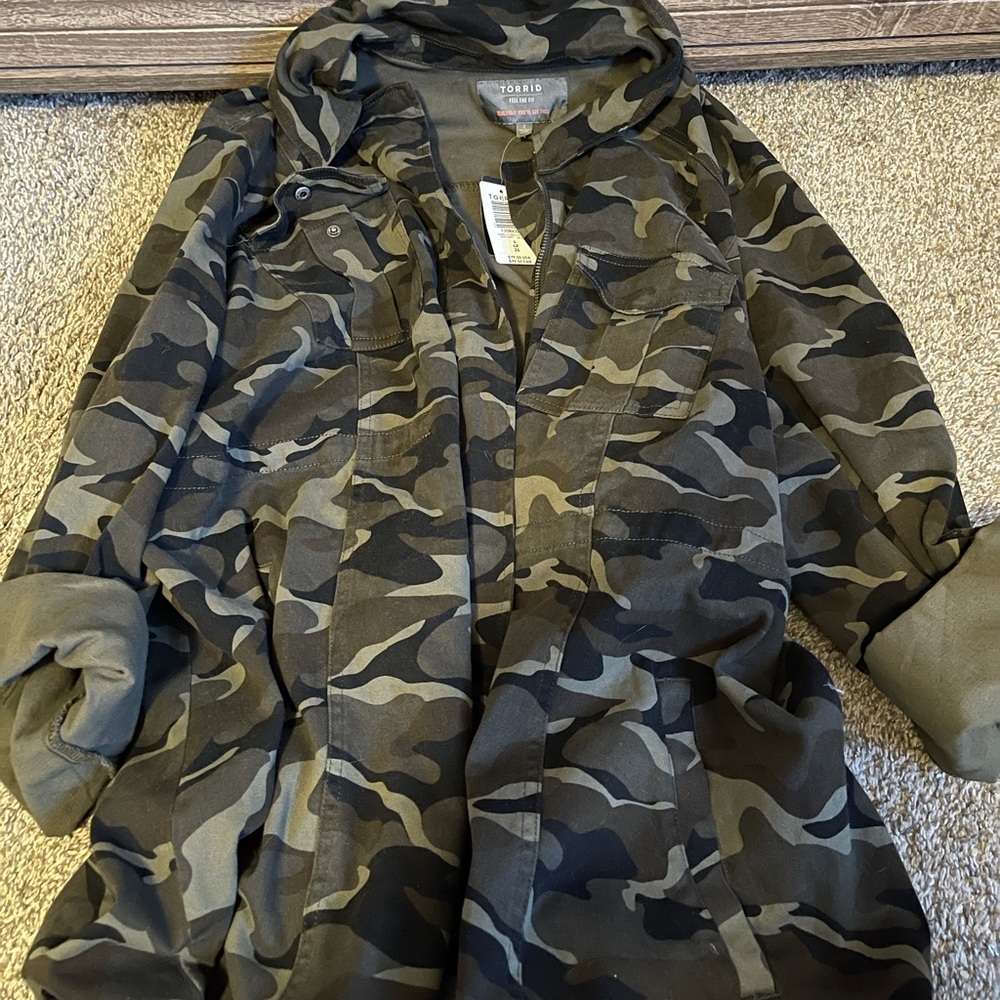 Torrid Camo Anorak